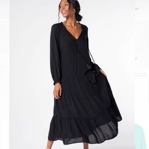Lovestitch Elegant Black Maxi Dress